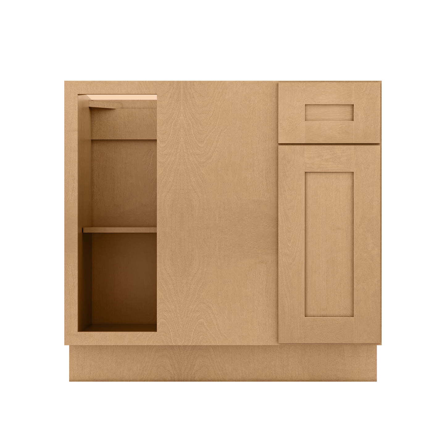 Blind Corner Base Kitchen Cabinet SCB36 Shaker Toffee 36 in. width 34.5 in. height 24 in. depth