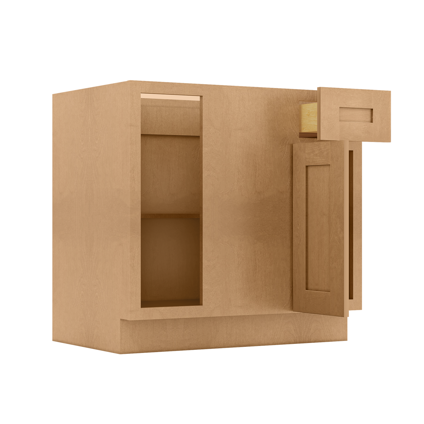 Blind Corner Base Kitchen Cabinet SCB36 Shaker Toffee 36 in. width 34.5 in. height 24 in. depth