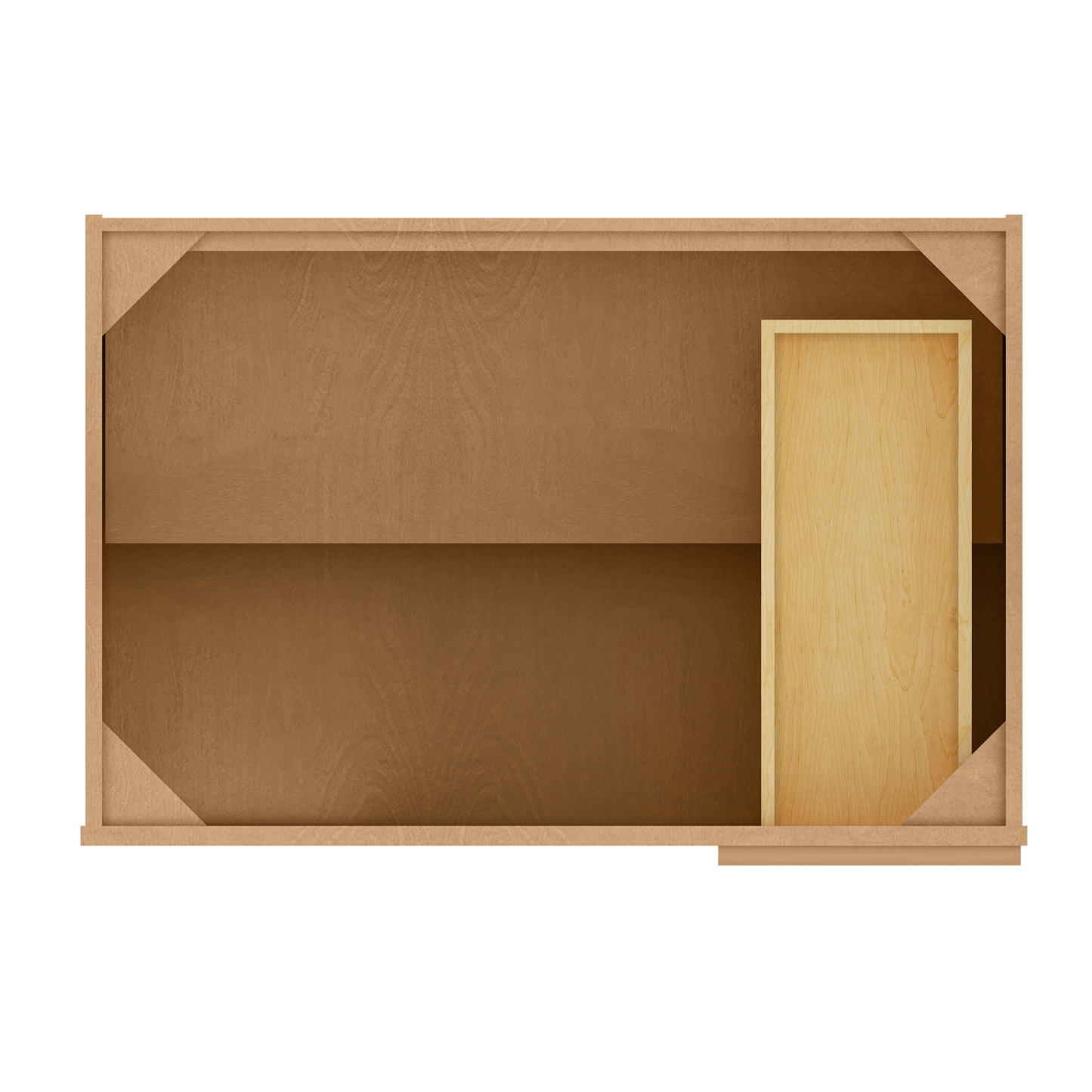 Blind Corner Base Kitchen Cabinet SCB36 Shaker Toffee 36 in. width 34.5 in. height 24 in. depth