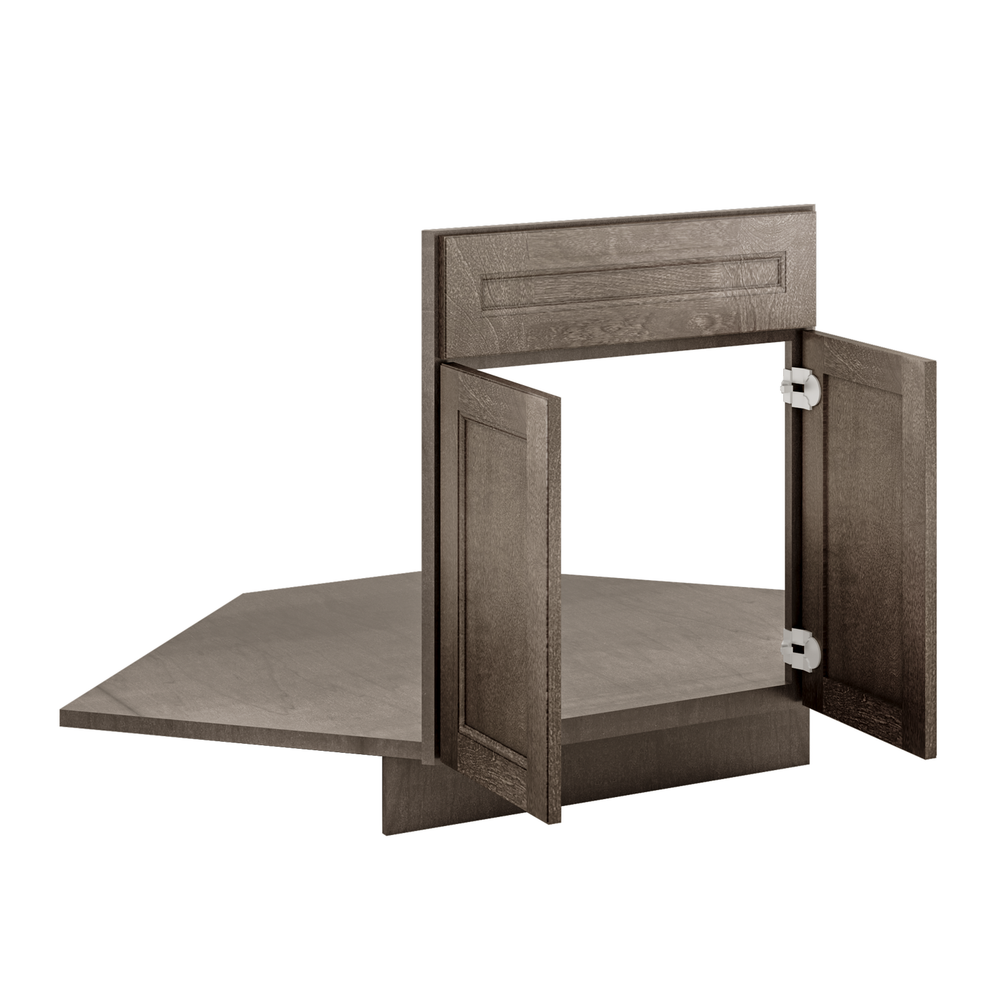 Sink Front Corner Base Kitchen Cabinet SFC42 Milan Slate 34.5 in. height 42 in. depth