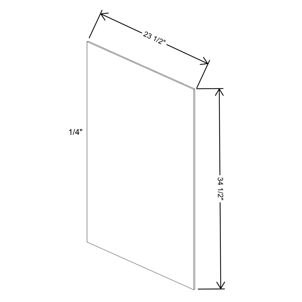 Fabuwood Allure Galaxy Indigo Loose Finished End Skin