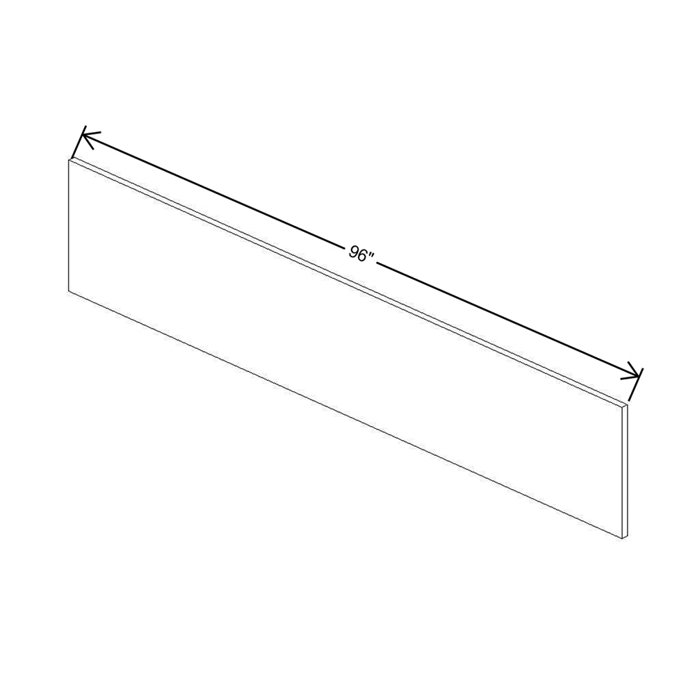 CNC Classic Highland White 96" W X 4 1/2" H Toe Kick