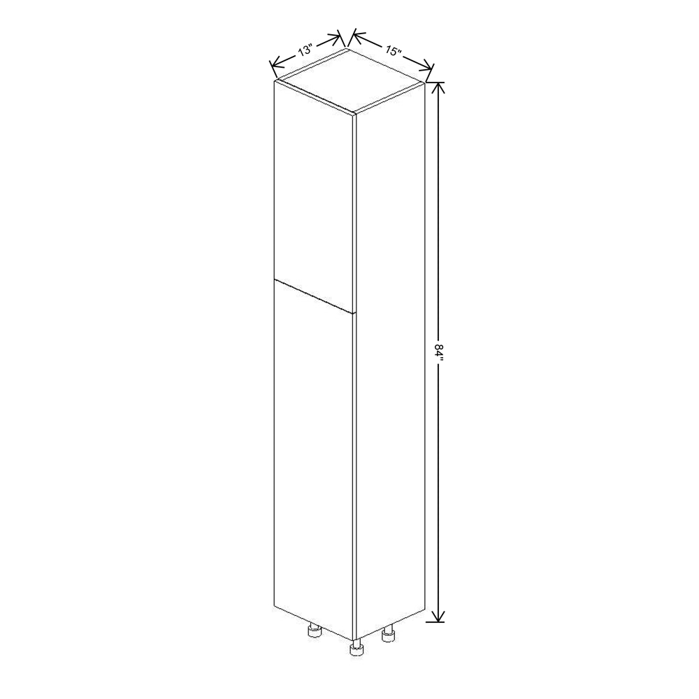 Fabuwood Illume Tuscany Nocce 3 84"H Single Door Pantry