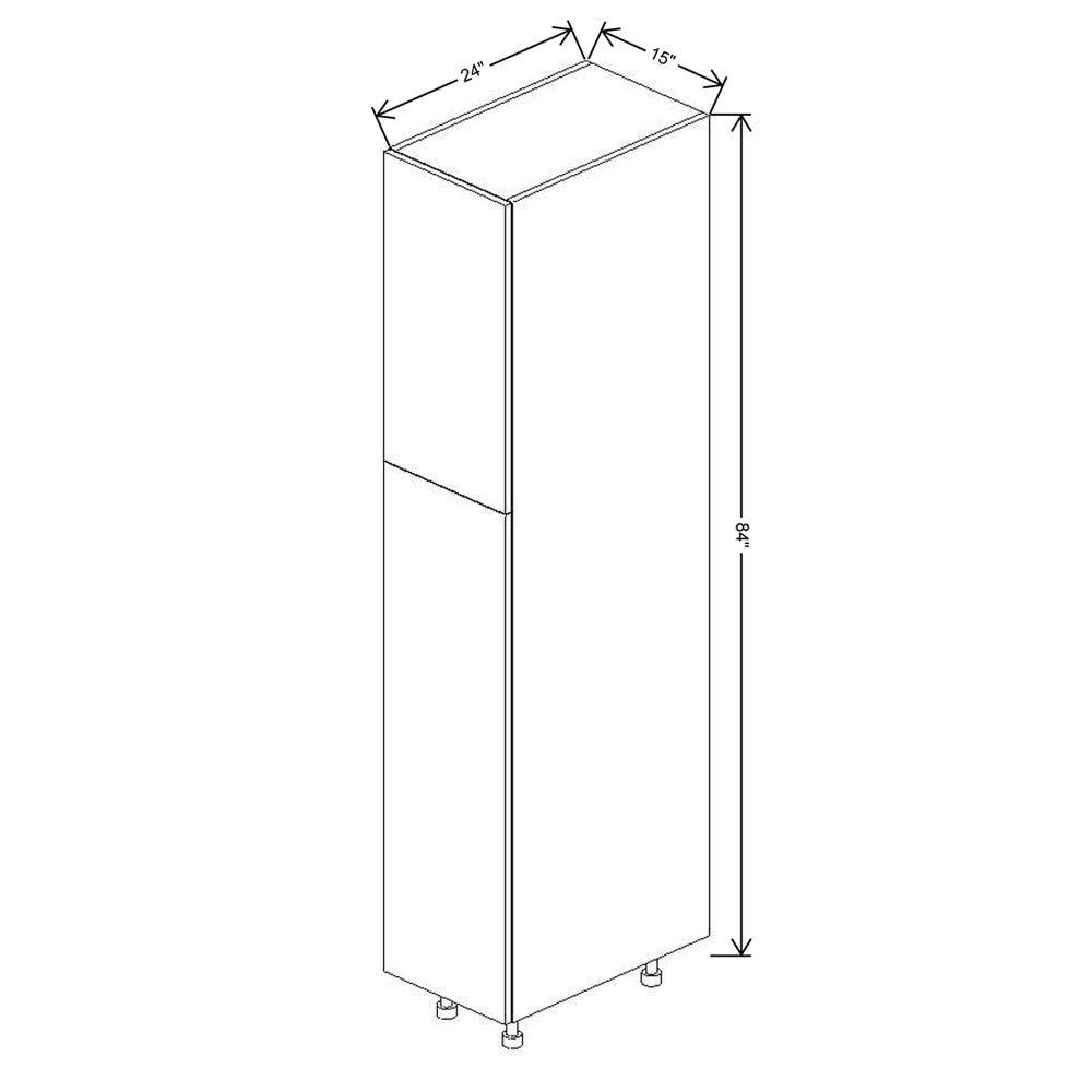 Fabuwood Illume Tuscany Olmo 3 84"H Single Door Pantry