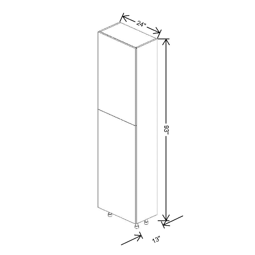 Fabuwood Illume Catalina Muratti 4 24" W X 93" H X 13" D Single Door Tall Pantry Cabinet