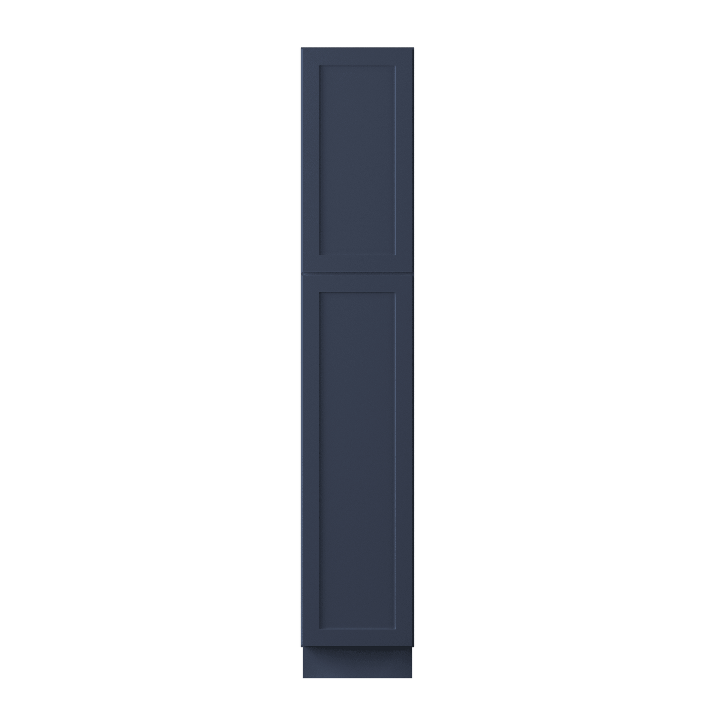 Utility Kitchen Cabinet U1584 Danbury Blue LessCare 15 in. width 84 in. height 24 in. depth