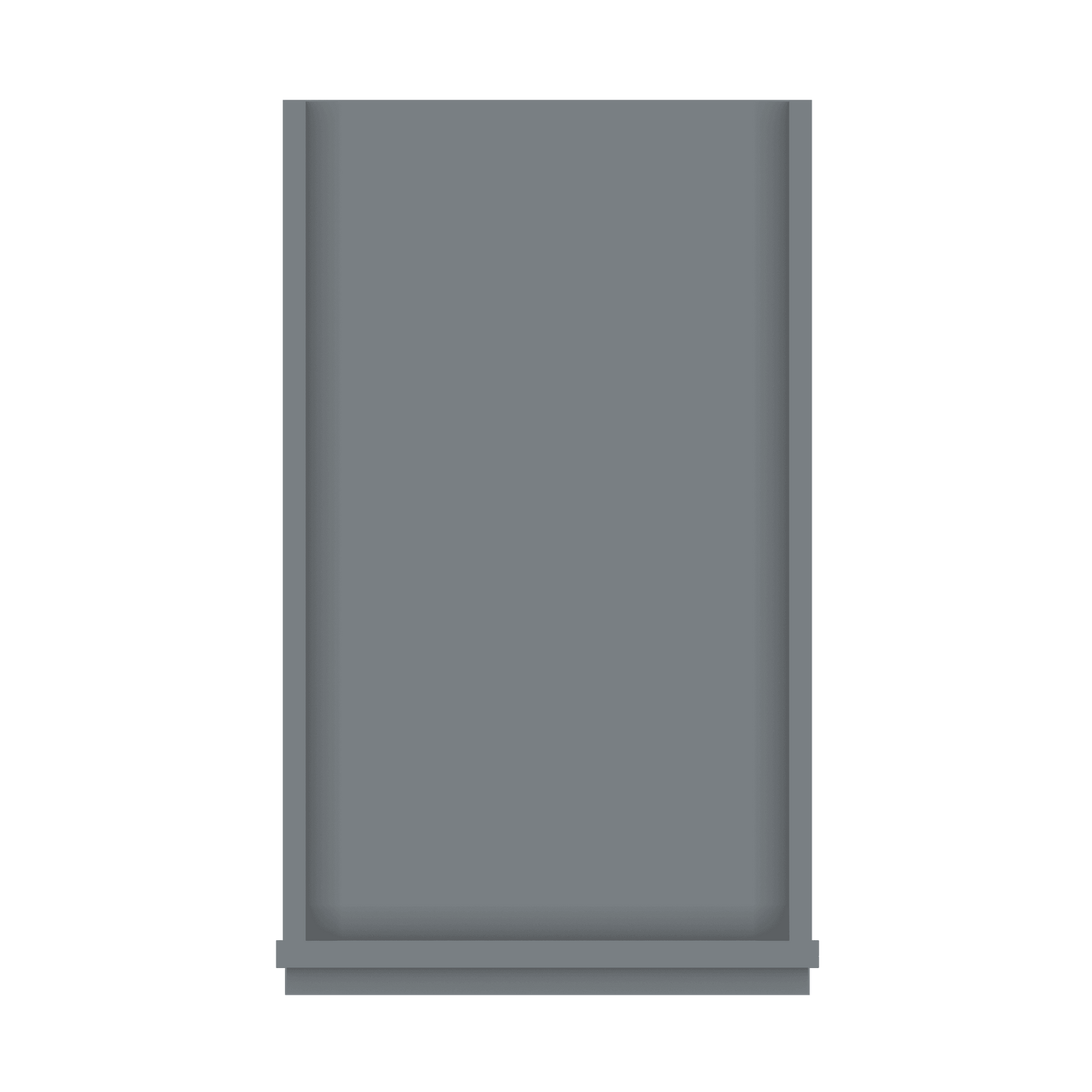 Utility Kitchen Cabinet U1584 Colonial Gray LessCare 15 in. width 84 in. height 24 in. depth