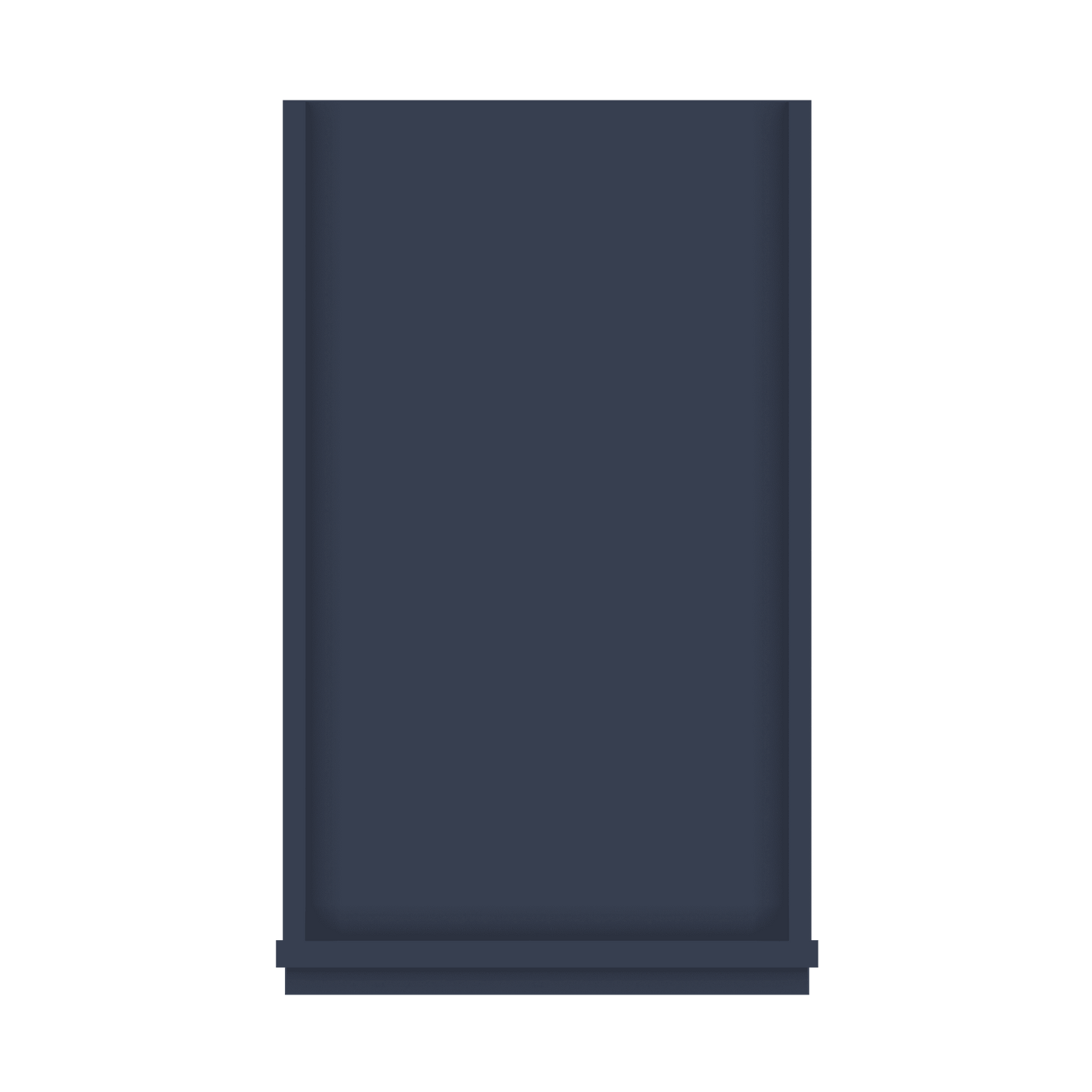 Utility Kitchen Cabinet U1590 Danbury Blue LessCare 15 in. width 90 in. height 24 in. depth