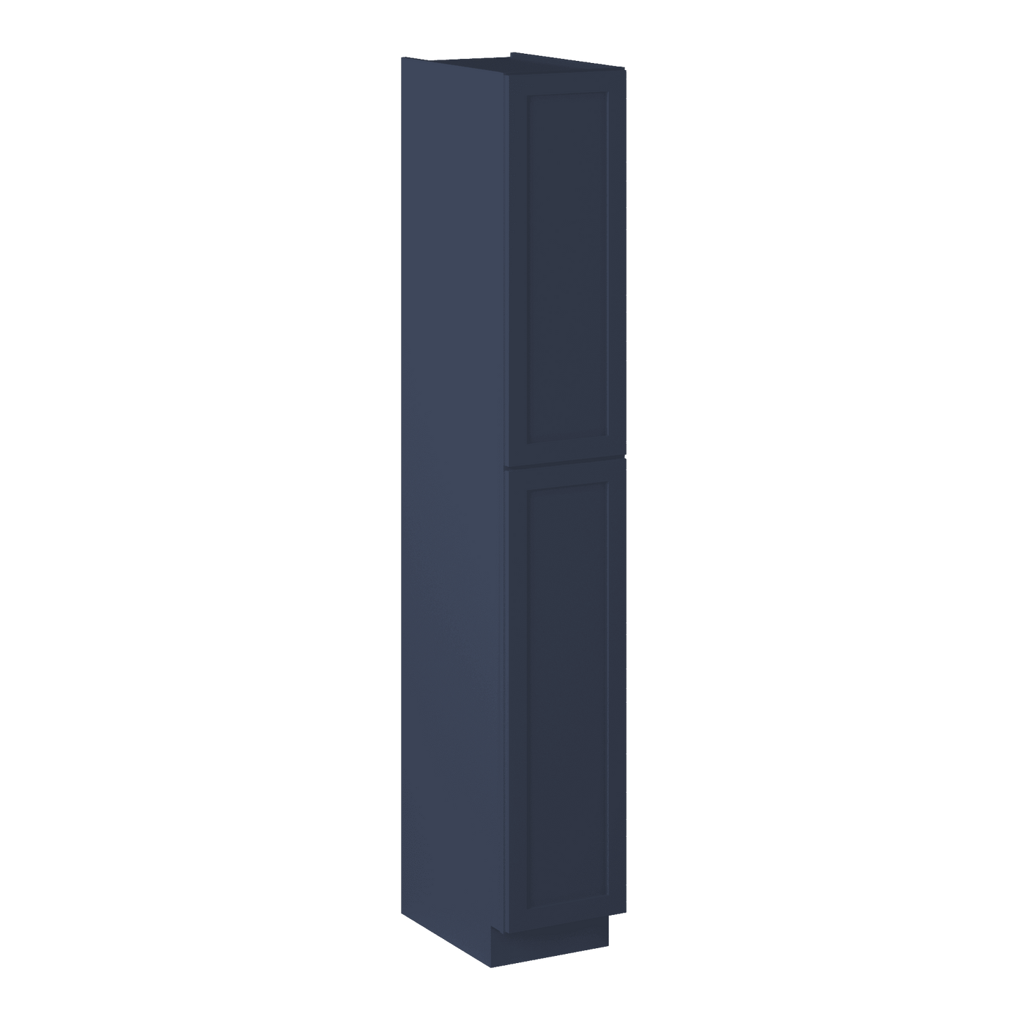 Utility Kitchen Cabinet U1596 Danbury Blue LessCare 15 in. width 96 in. height 24 in. depth