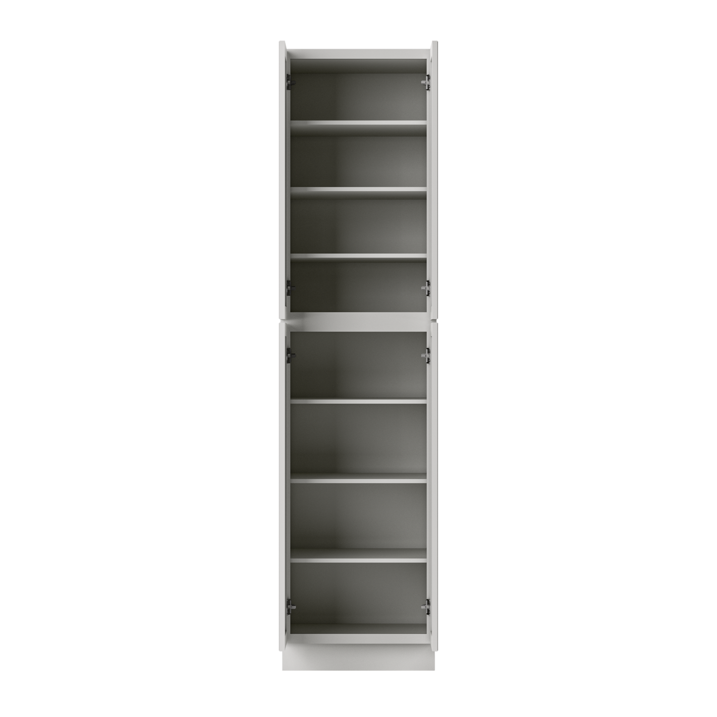 Utility Kitchen Cabinet U2496 Milan Pearl 24 in. width 96 in. height 24 in. depth