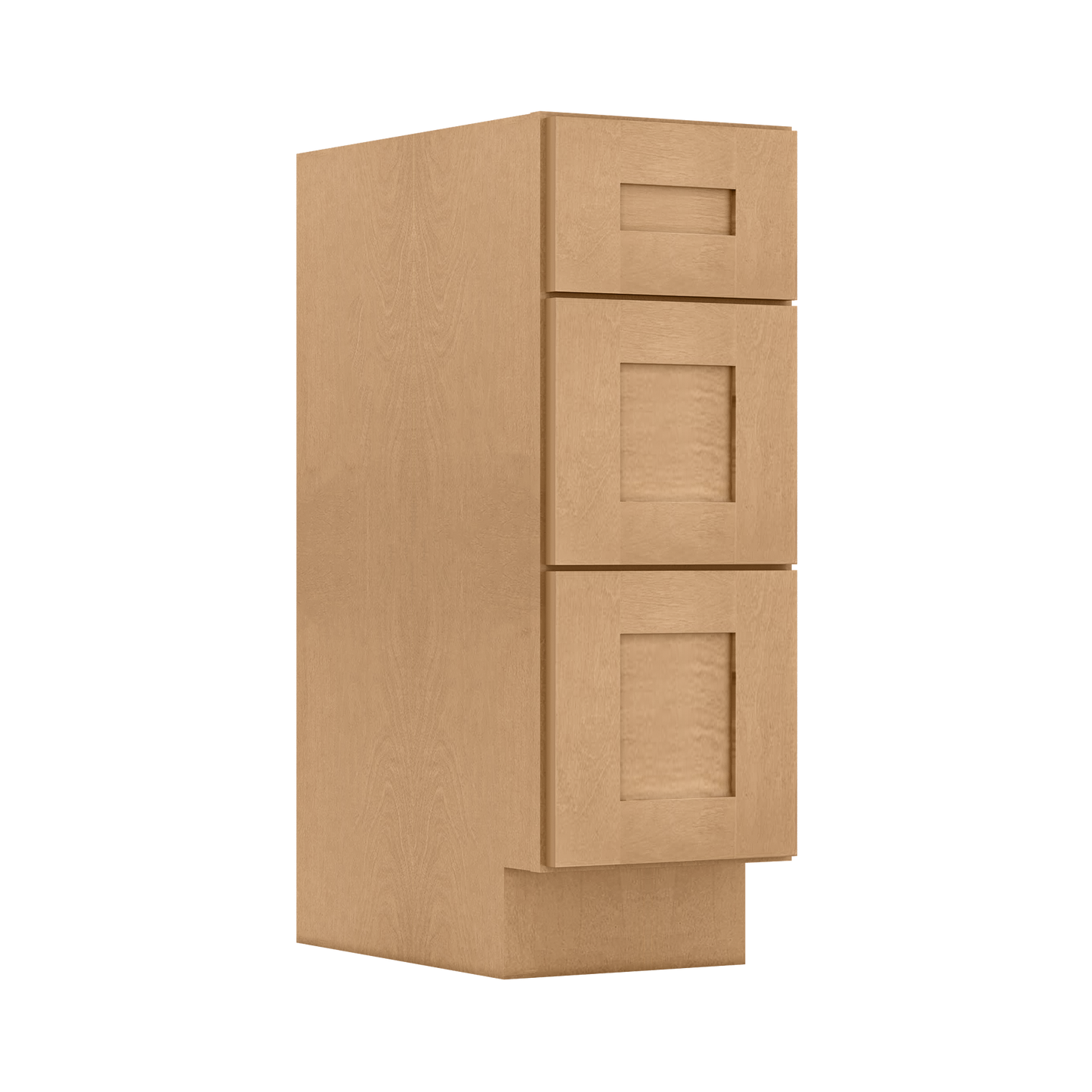 Vanity Drawer Base Cabinet VDB1221345 Shaker Toffee LessCare 12 in. width 34.5 in. height 21 in. depth