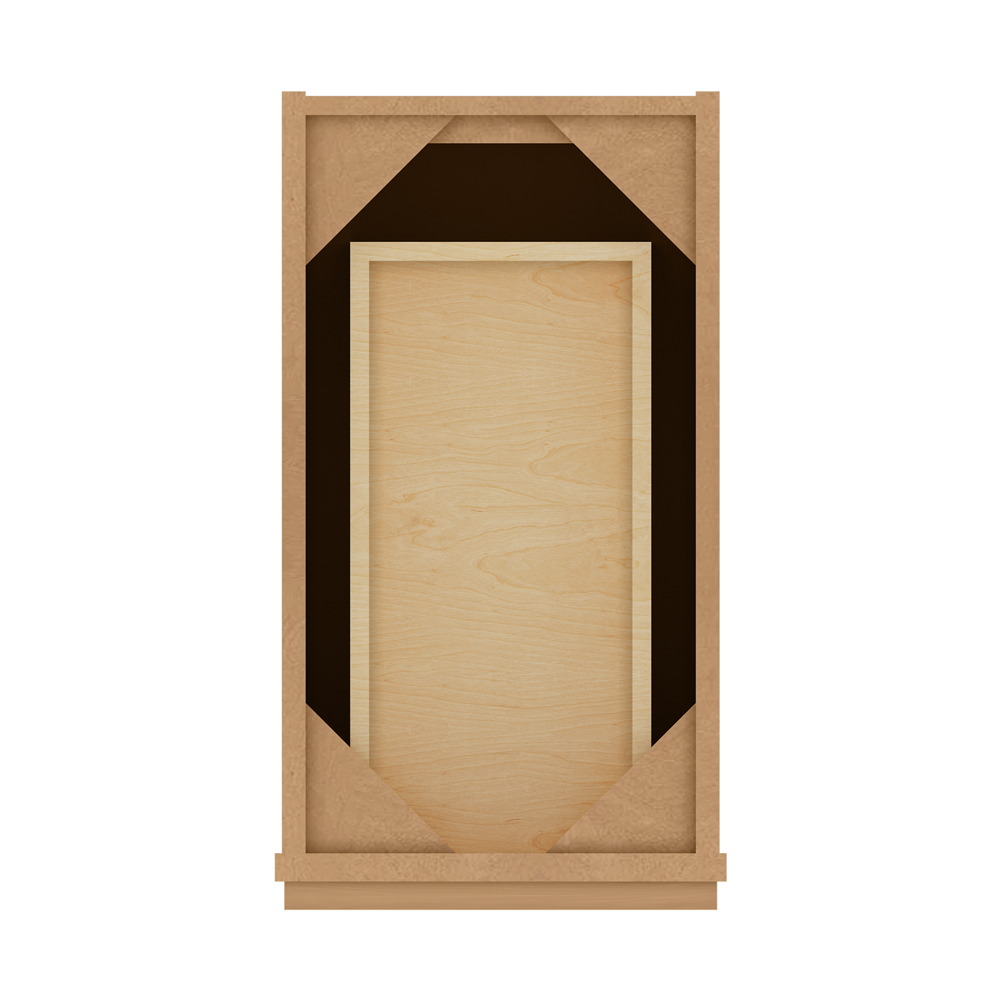 Vanity Drawer Base Cabinet VDB1221345 Shaker Toffee LessCare 12 in. width 34.5 in. height 21 in. depth