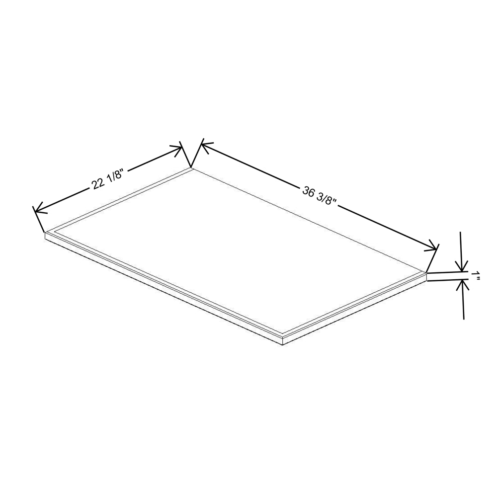 Fabuwood Allure Onyx Horizon 36"W & 22"D Vera Platform For V36