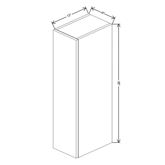 Fabuwood Illume Tuscany Olmo 3  36" High Wall