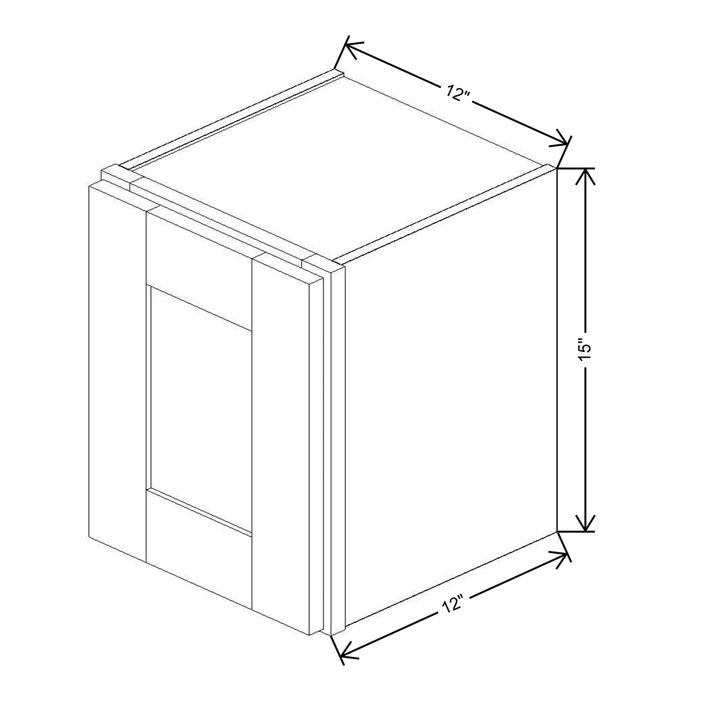 Fabuwood Allure Galaxy Frost 12"W X 15"H Wall