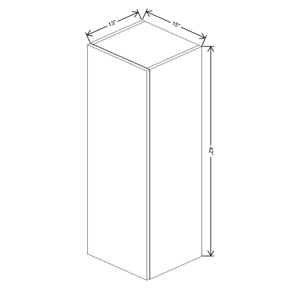 Fabuwood Illume Tuscany Olmo 3 42" High Wall