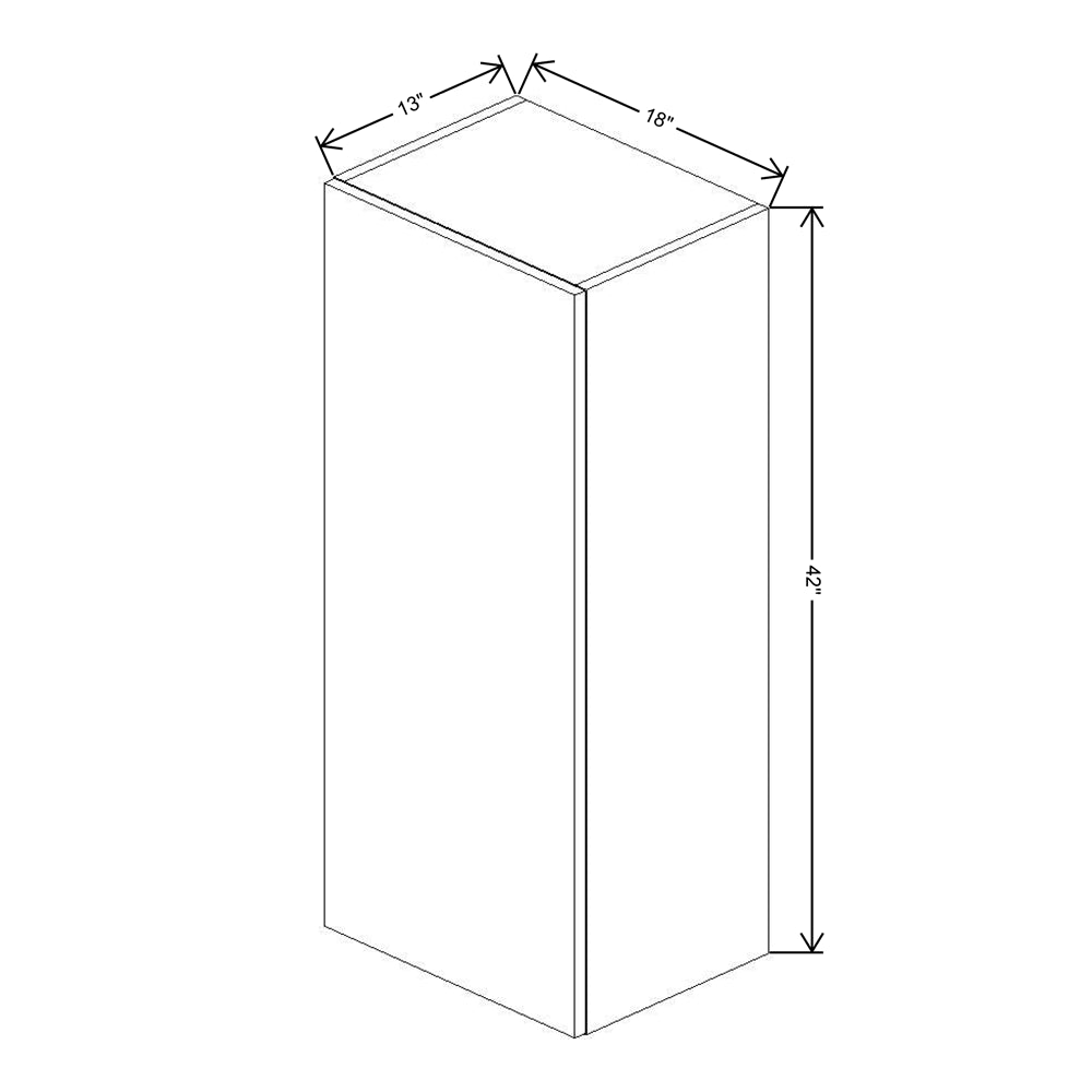 Fabuwood Illume Tuscany Muratti 4 42" High Wall