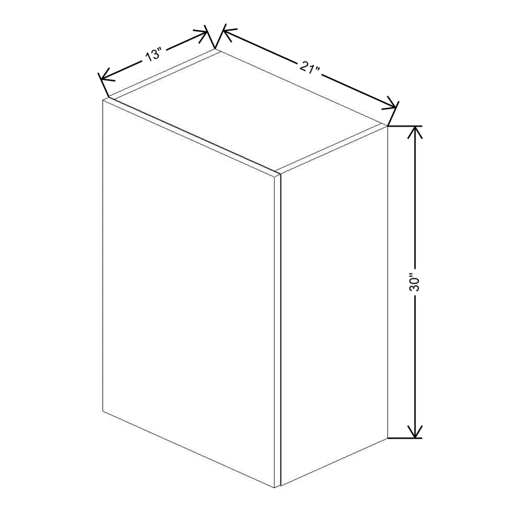 Fabuwood Illume Tuscany Olmo 3 30" High Wall