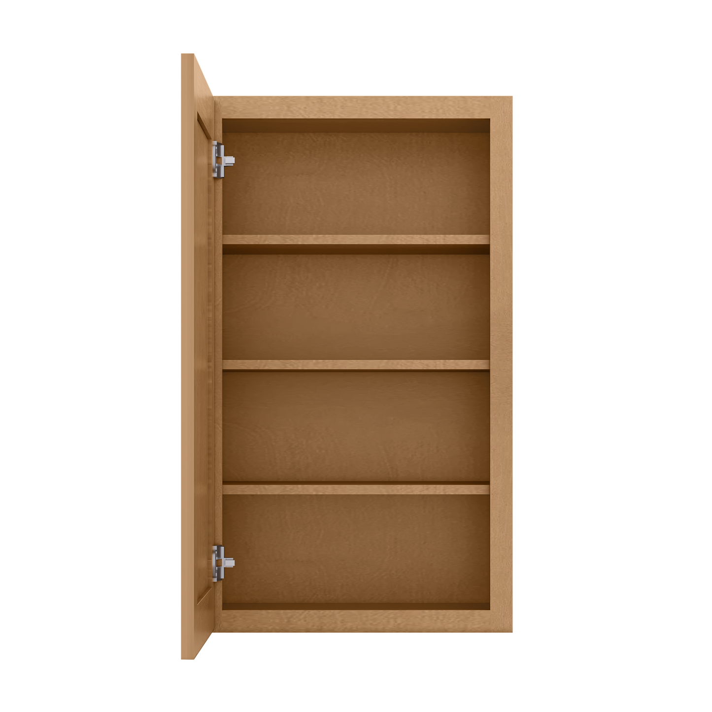 Wall Kitchen Cabinet W2136 Shaker Toffee LessCare 21 in. width 36 in. height 12 in. depth