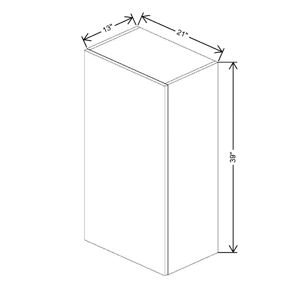 Fabuwood Illume Catalina Muratti 1 21" W X 39" H X 12" D Single Door Wall Cabinet