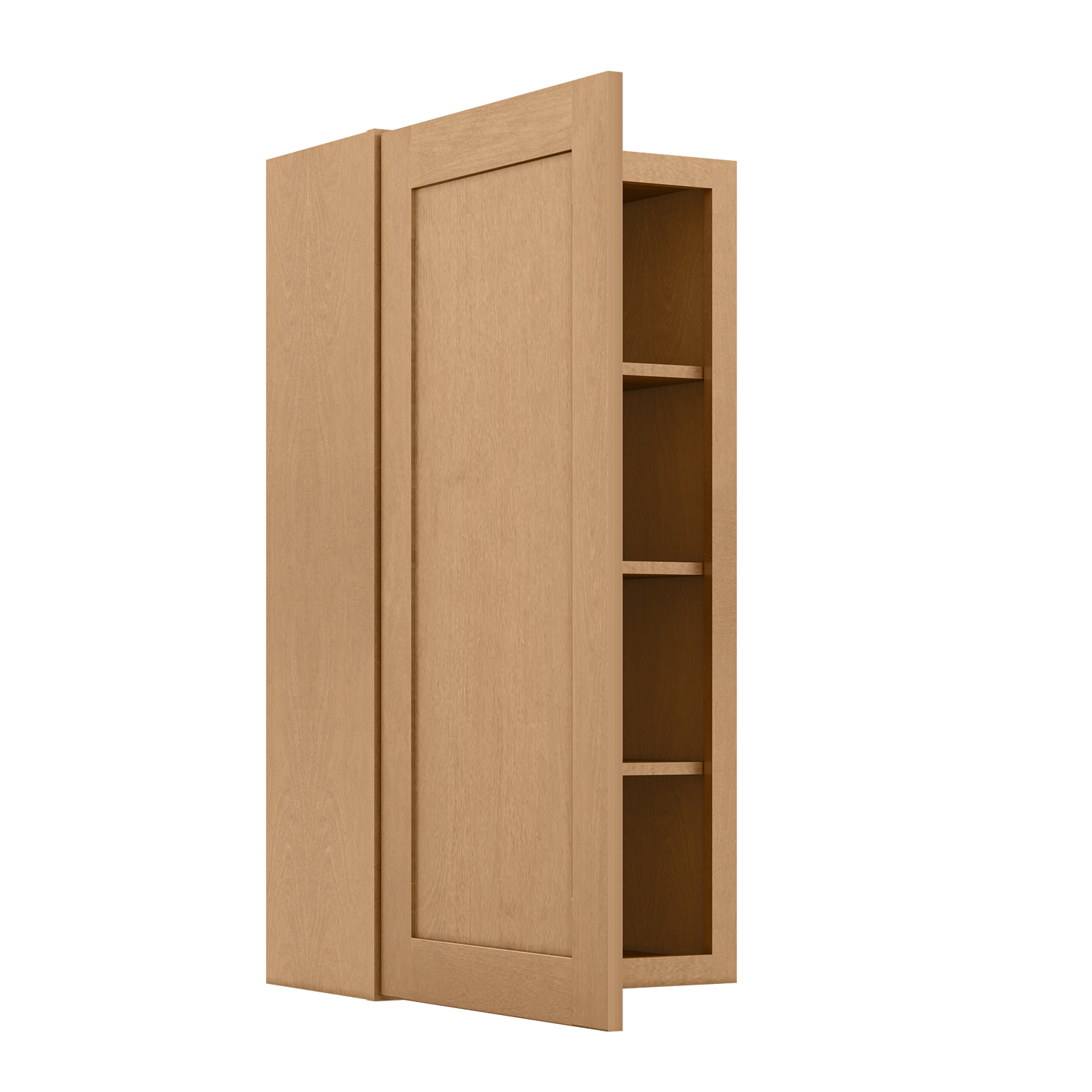 Wall Kitchen Cabinet W2142 Shaker Toffee LessCare 21 in. width 42 in. height 12 in. depth