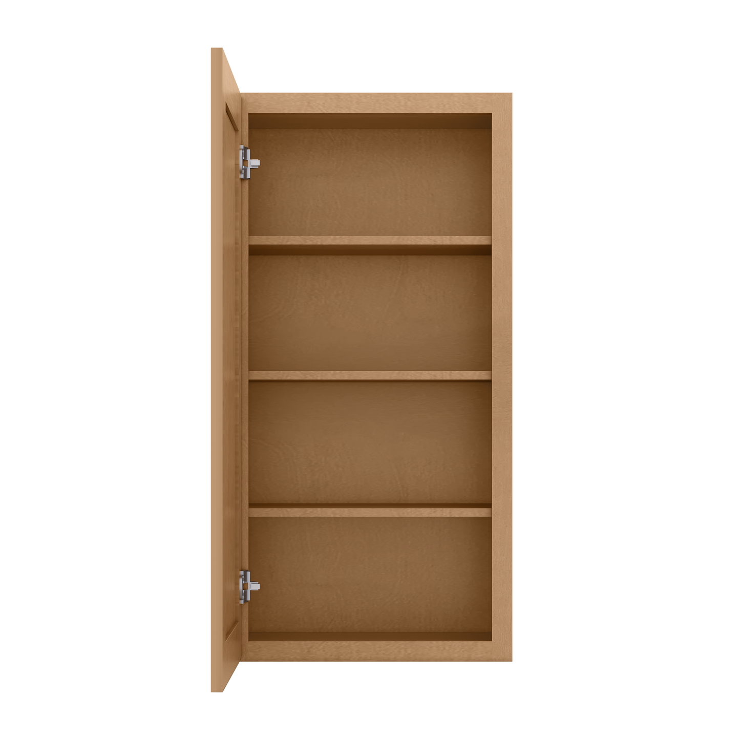 Wall Kitchen Cabinet W2142 Shaker Toffee LessCare 21 in. width 42 in. height 12 in. depth