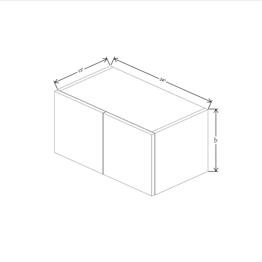 Fabuwood Illume Catalina Muratti 1 24" W X 12" H X 12" D Double Door Wall Cabinet
