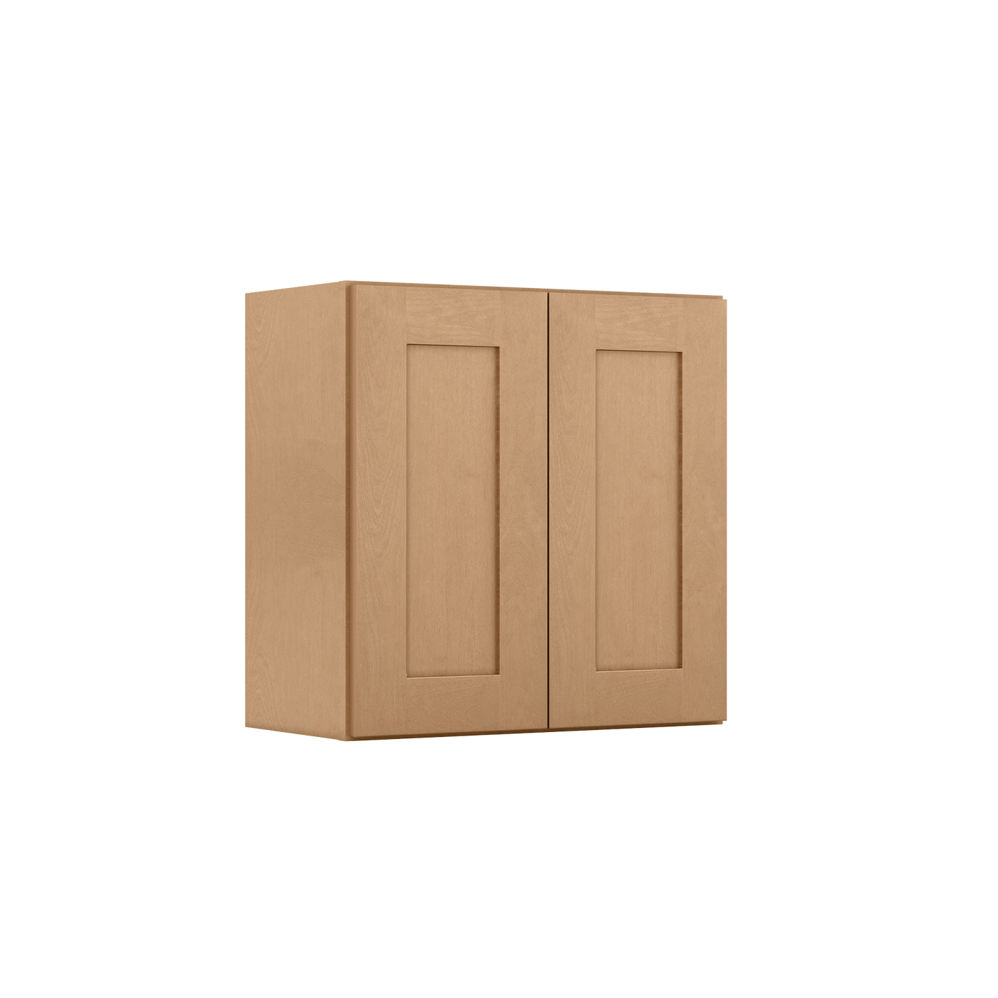 Wall Kitchen Cabinet W2424 Shaker Toffee LessCare 24 in. width 24 in. height 12 in. depth