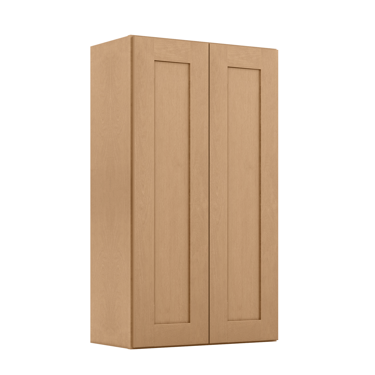 Wall Kitchen Cabinet W2442 Shaker Toffee LessCare 24 in. width 42 in. height 12 in. depth