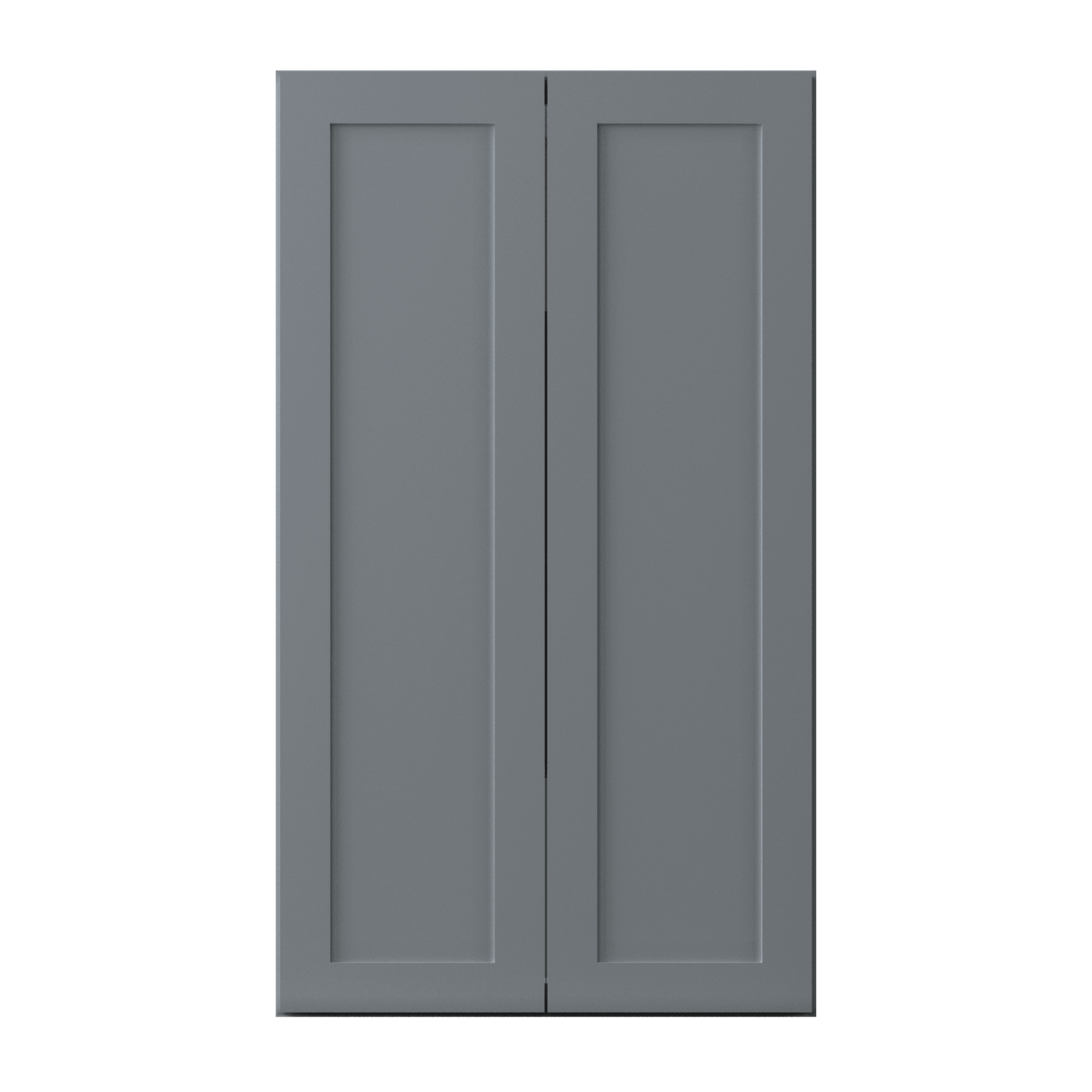 Wall Kitchen Cabinet W2442 Colonial Gray LessCare 24 in. width 42 in. height 12 in. depth