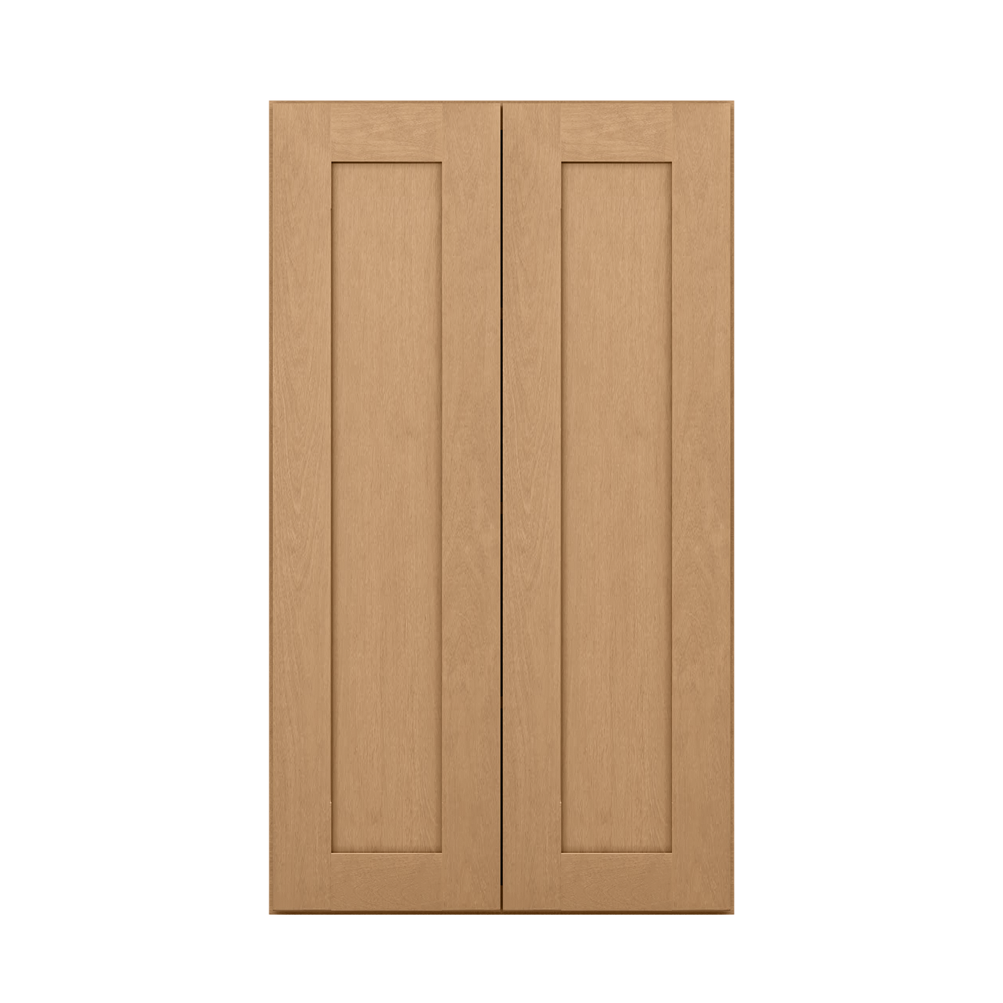 Wall Kitchen Cabinet W2442 Shaker Toffee LessCare 24 in. width 42 in. height 12 in. depth