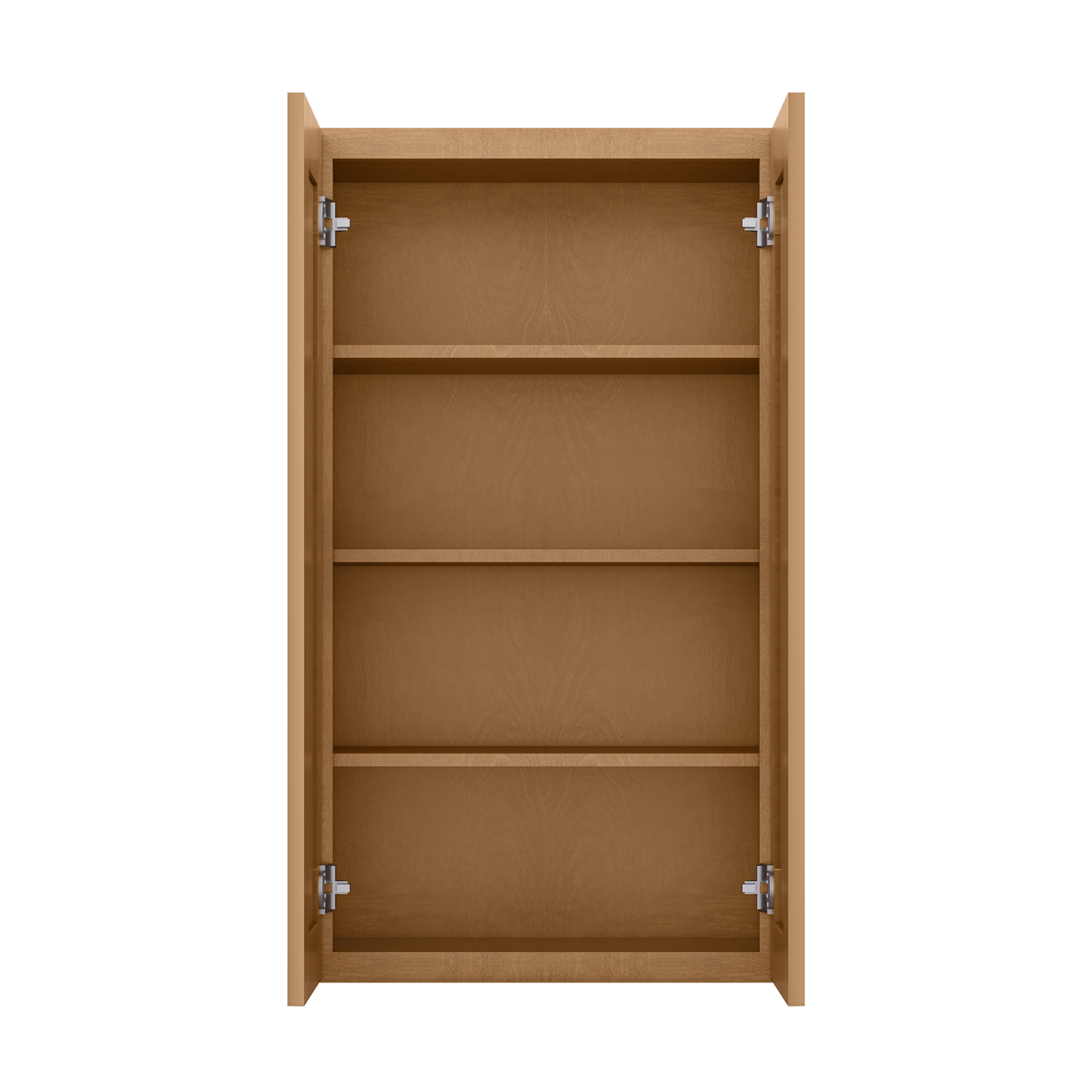 Wall Kitchen Cabinet W2442 Shaker Toffee LessCare 24 in. width 42 in. height 12 in. depth