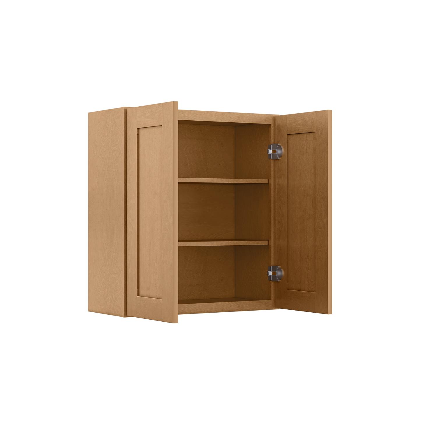 Wall Kitchen Cabinet W2730 Shaker Toffee LessCare 27 in. width 30 in. height 12 in. depth