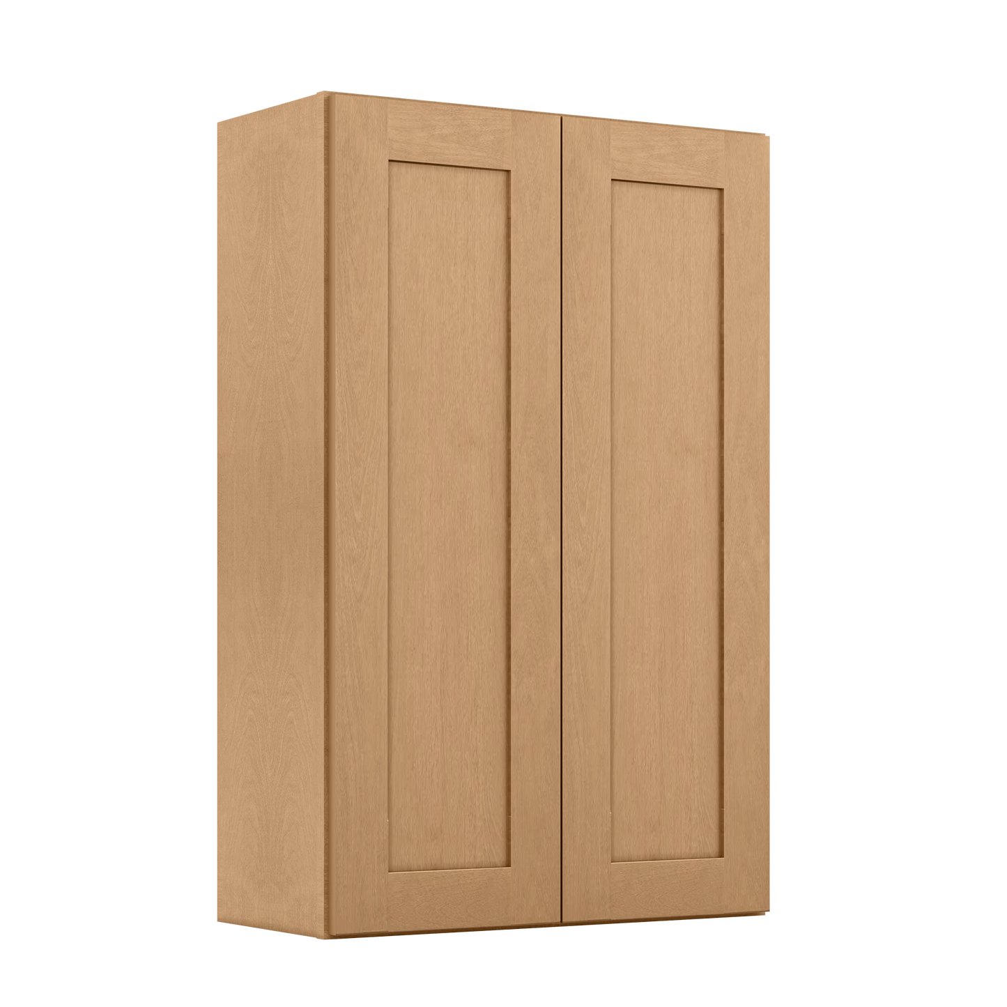 Wall Kitchen Cabinet W2742 Shaker Toffee LessCare 27 in. width 42 in. height 12 in. depth
