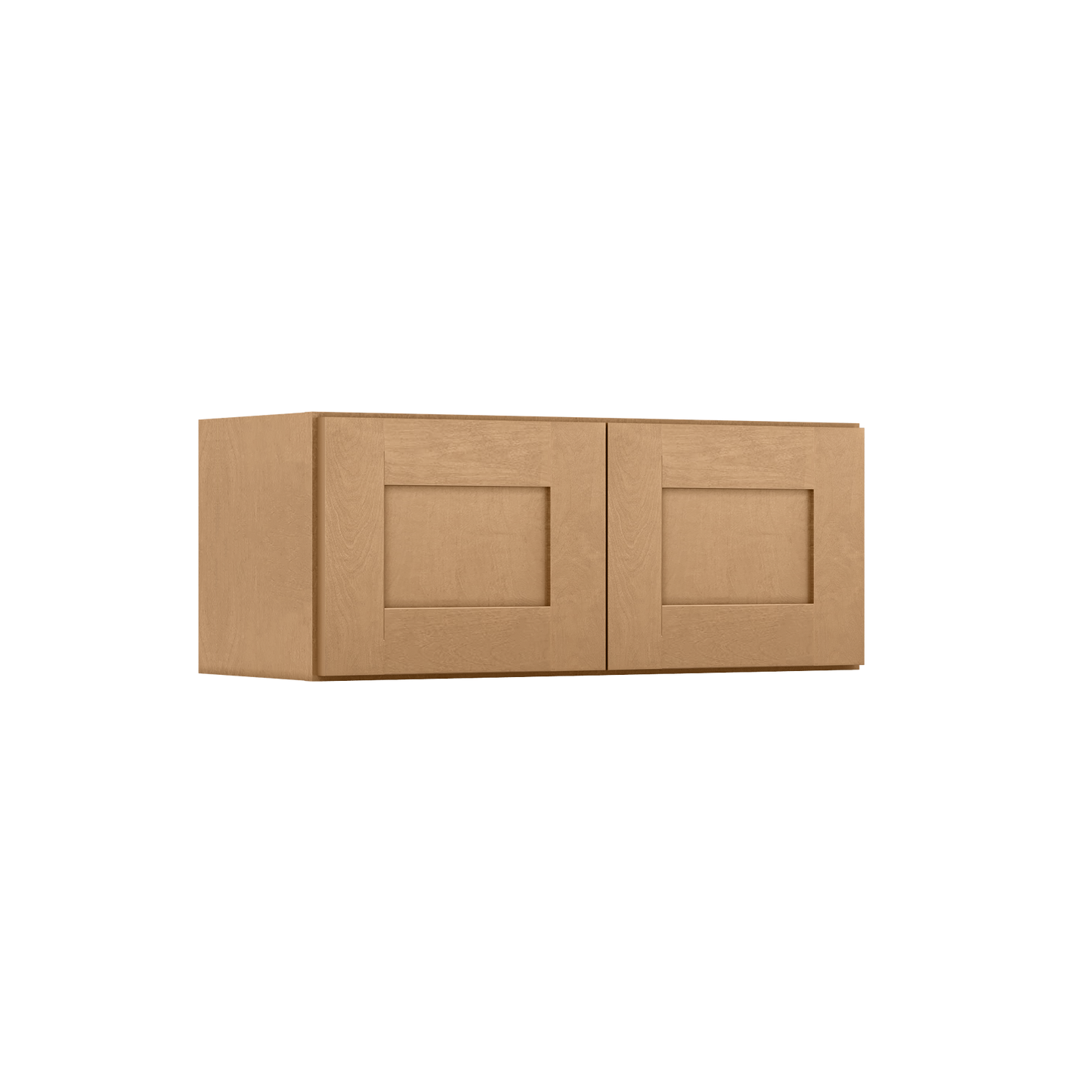 Wall Kitchen Cabinet W3012 Shaker Toffee LessCare 30 in. width 12 in. height 12 in. depth