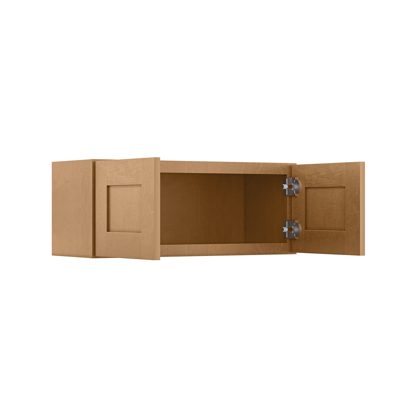 Wall Kitchen Cabinet W3012 Shaker Toffee LessCare 30 in. width 12 in. height 12 in. depth