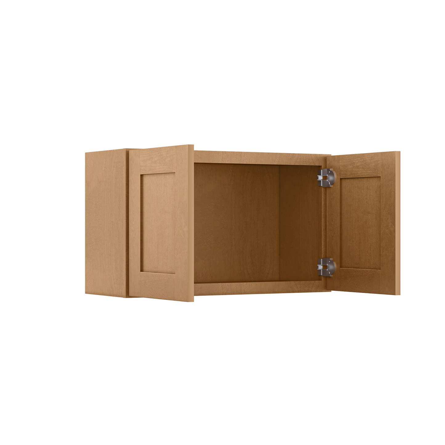Wall Kitchen Cabinet W3018 Shaker Toffee LessCare 30 in. width 18 in. height 12 in. depth