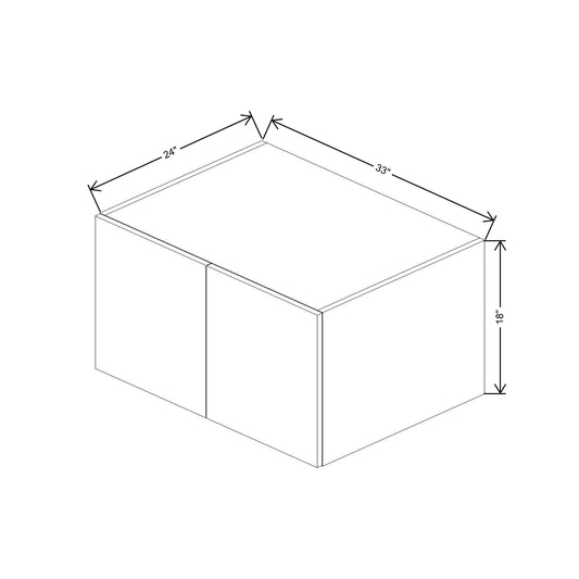 CNC Classic Milano Sand 18" W X 36" H Aluminum Frame Glass Door - Vertical
