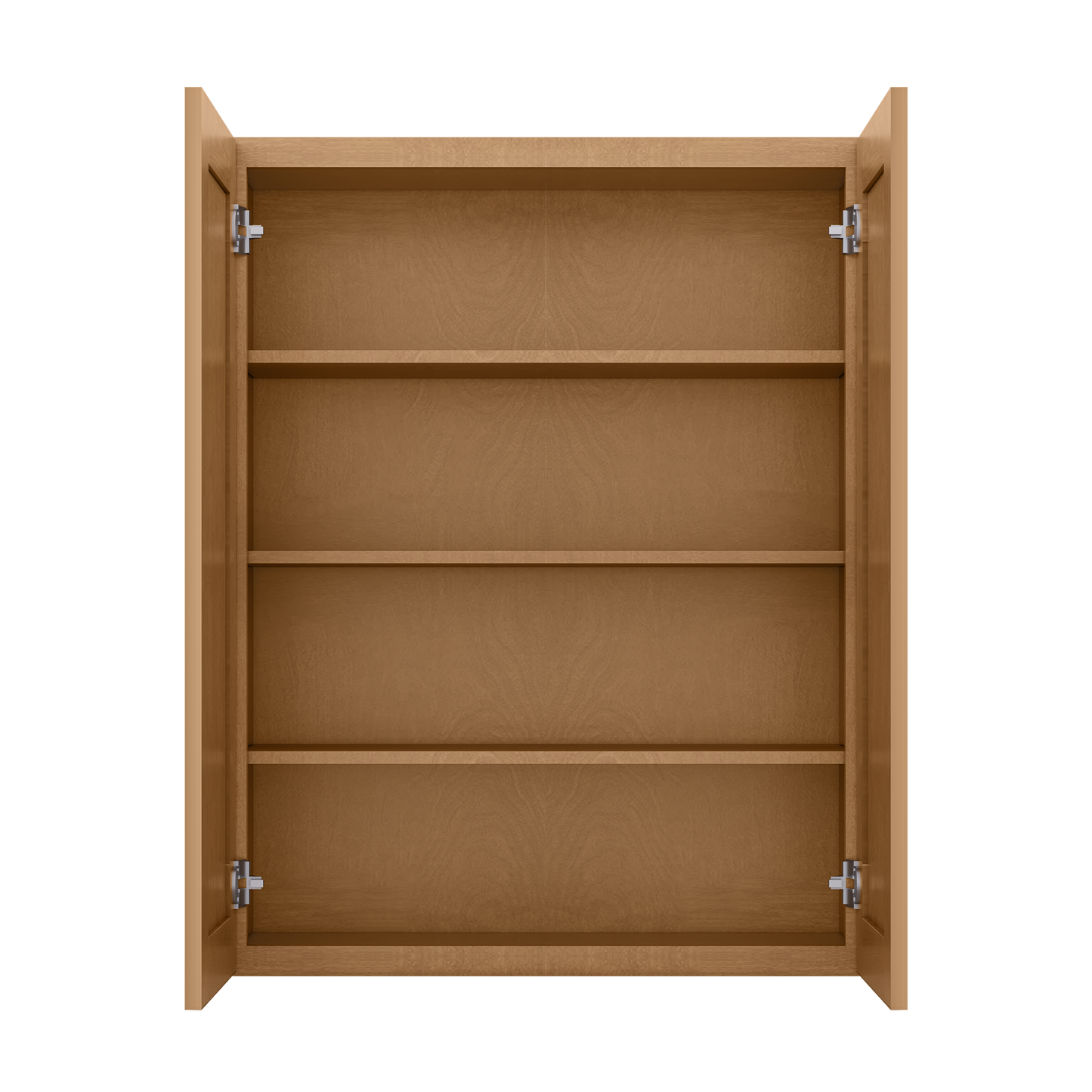 Wall Kitchen Cabinet W3342 Shaker Toffee LessCare 33 in. width 42 in. height 12 in. depth