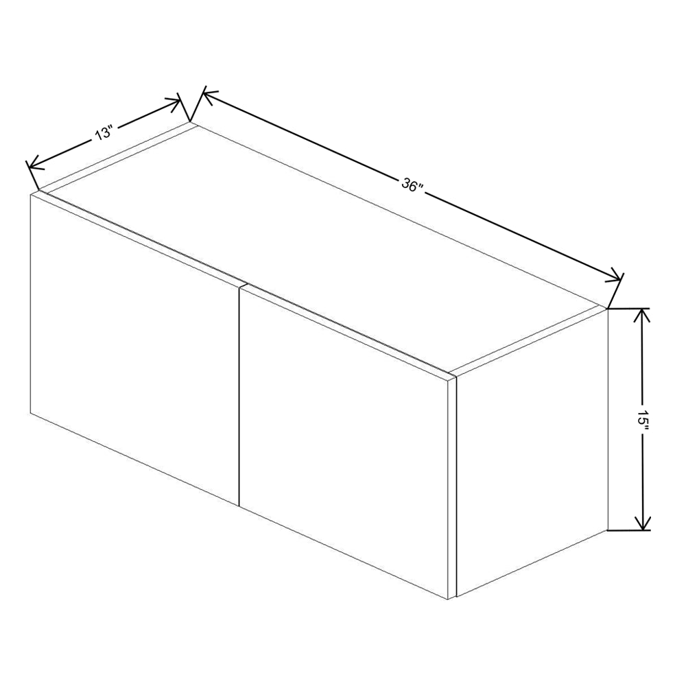 Fabuwood Illume Tuscany Olmo 3 15" High Wall