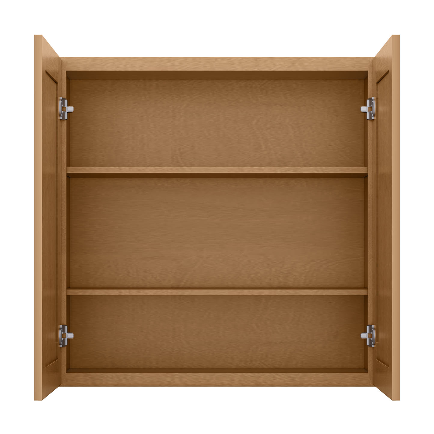Wall Kitchen Cabinet W3636 Shaker Toffee LessCare 36 in. width 36 in. height 12 in. depth