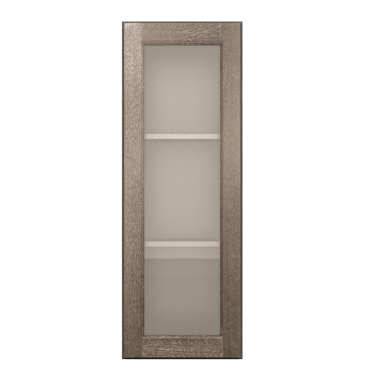 Mullion Door Wall Kitchen Cabinet WMD1542 Milan Slate 15 in. width 42 in. height 12 in. depth