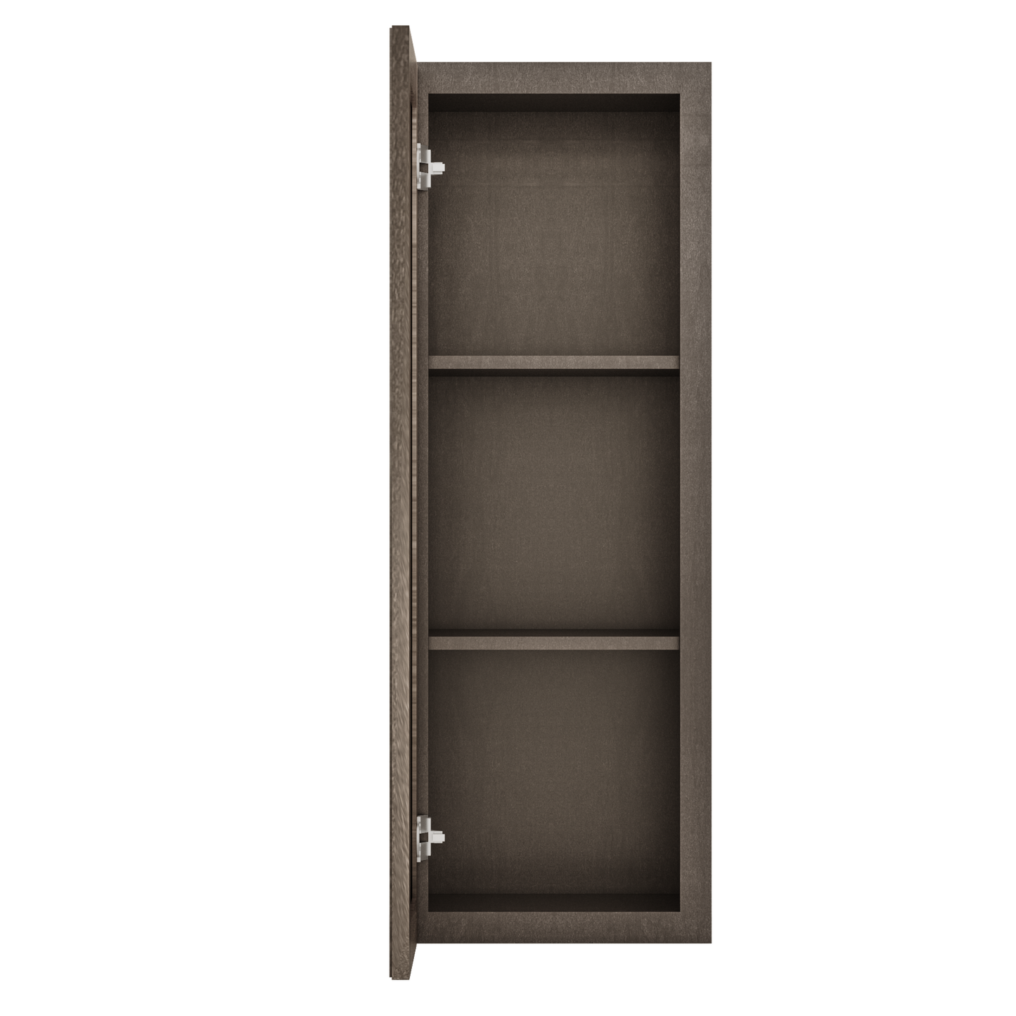 Mullion Door Wall Kitchen Cabinet WMD1542 Milan Slate 15 in. width 42 in. height 12 in. depth