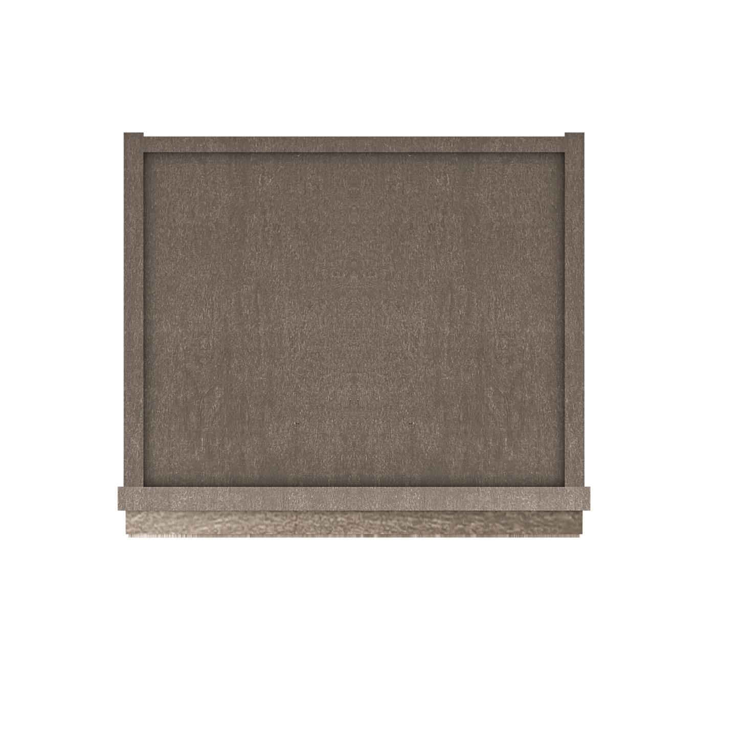 Mullion Door Wall Kitchen Cabinet WMD1542 Milan Slate 15 in. width 42 in. height 12 in. depth