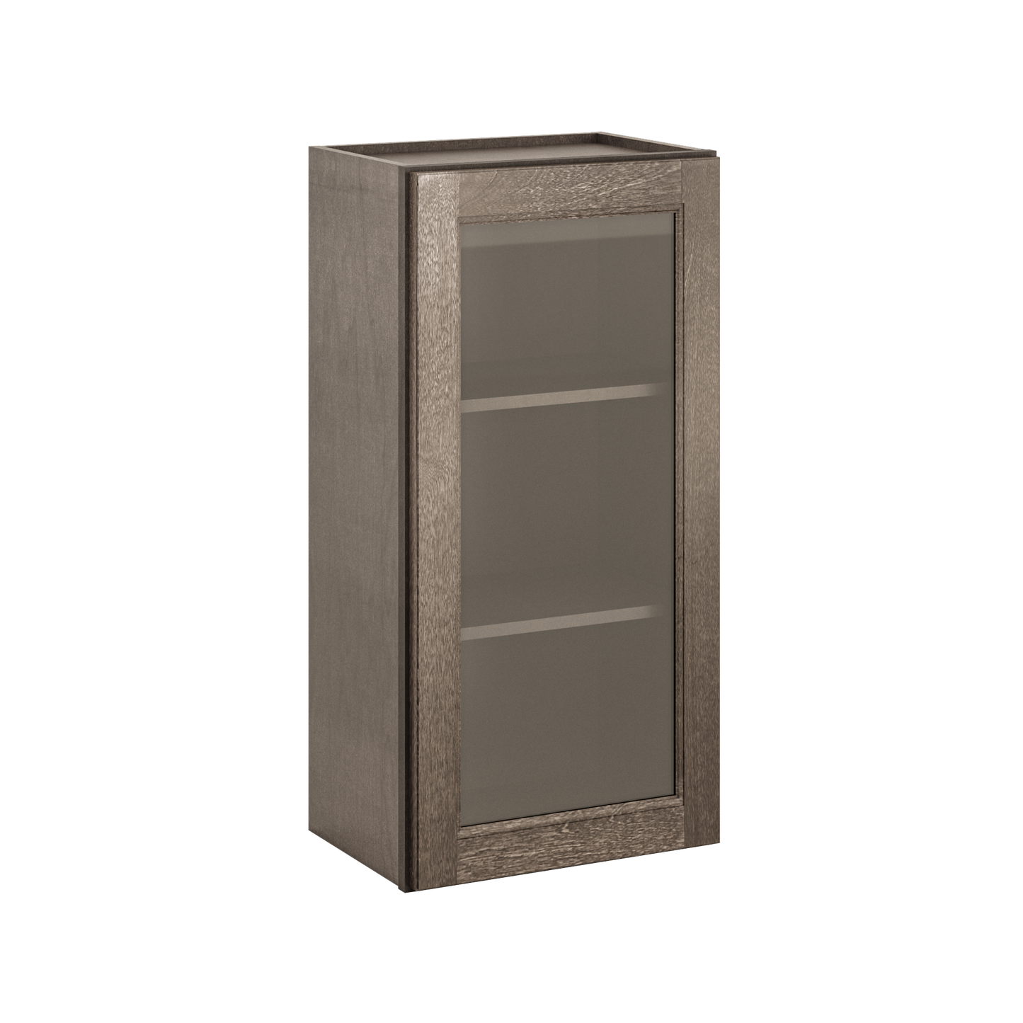Mullion Door Wall Kitchen Cabinet WMD1836 Milan Slate 18 in. width 36 in. height 12 in. depth