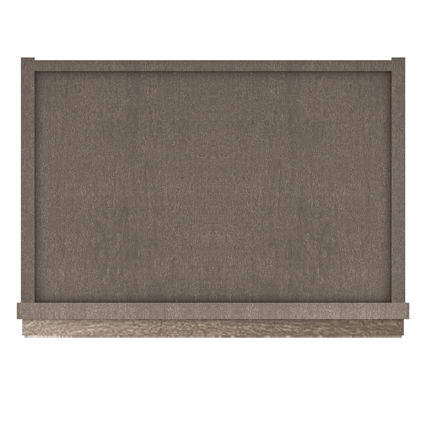 Mullion Door Wall Kitchen Cabinet WMD1836 Milan Slate 18 in. width 36 in. height 12 in. depth