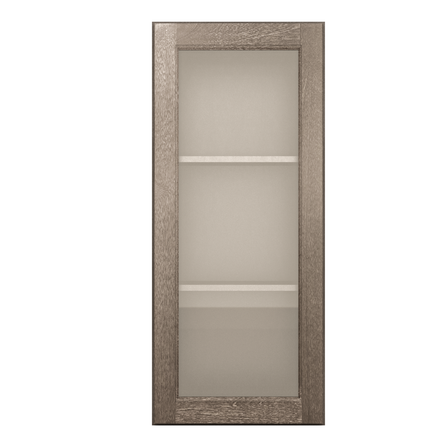 Mullion Door Wall Kitchen Cabinet WMD1842 Milan Slate 18 in. width 42 in. height 12 in. depth