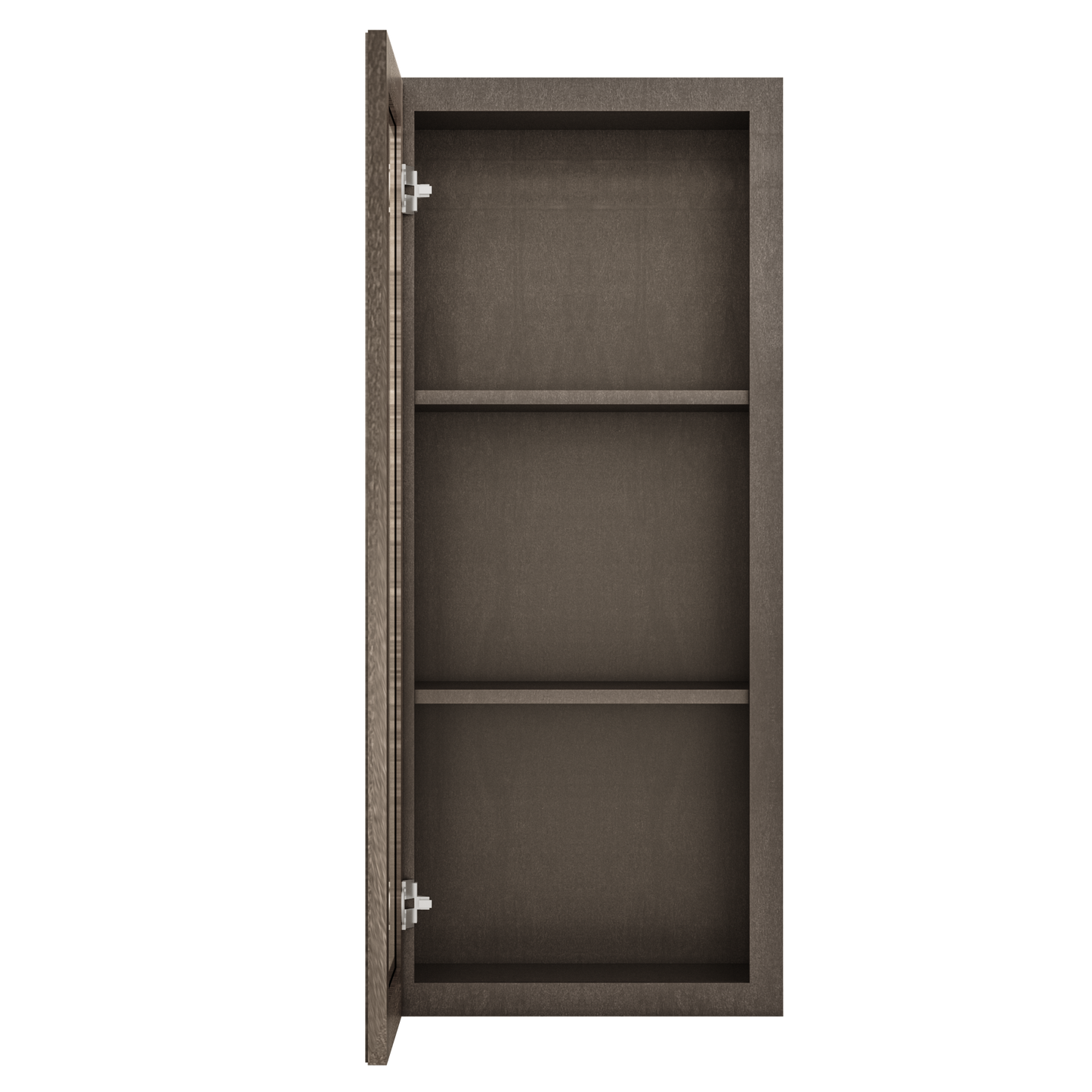 Mullion Door Wall Kitchen Cabinet WMD1842 Milan Slate 18 in. width 42 in. height 12 in. depth