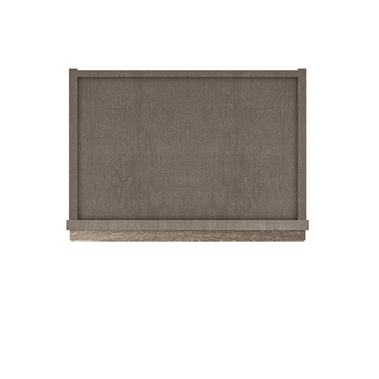 Mullion Door Wall Kitchen Cabinet WMD1842 Milan Slate 18 in. width 42 in. height 12 in. depth