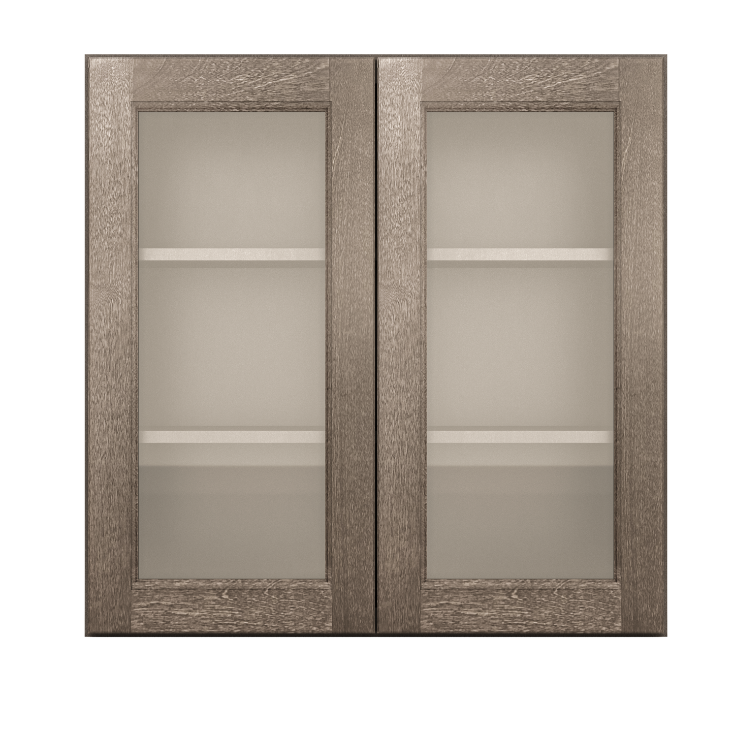 Mullion Door Wall Kitchen Cabinet WMD3030 Milan Slate 30 in. width 30 in. height 12 in. depth